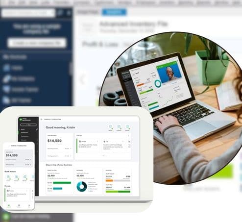 QuickBooks® on Laptop
