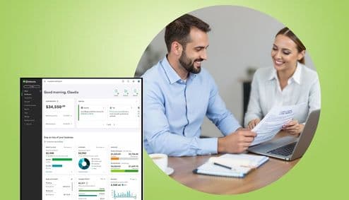 QuickBooks® on Laptop